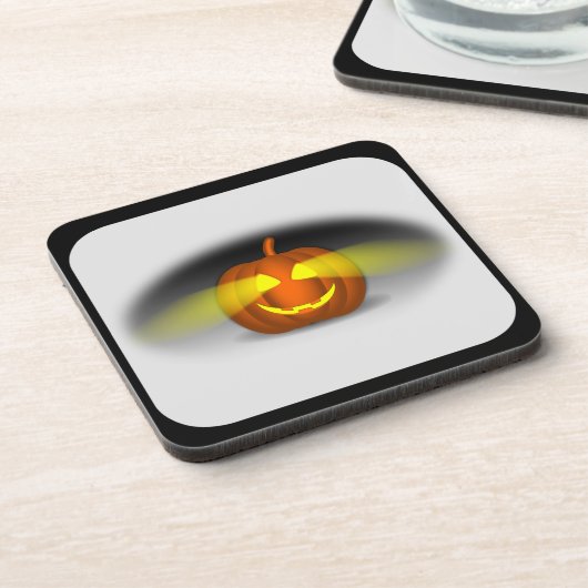 Glows Pumpkin - Getränkeuntersetzer (Linke Seite)