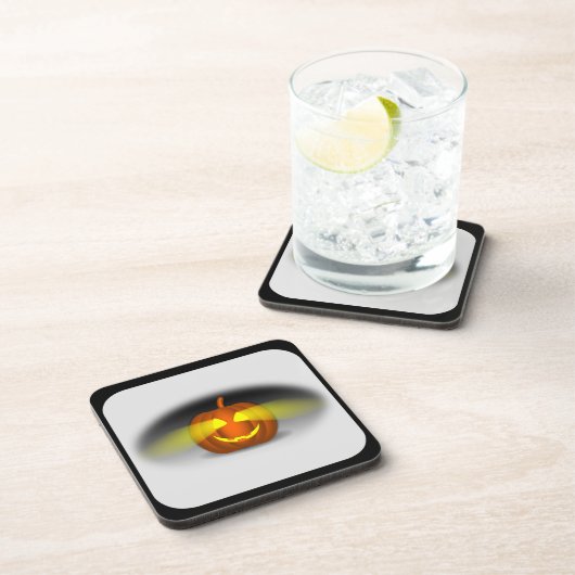 Glows Pumpkin - Getränkeuntersetzer (Rechte Seite)