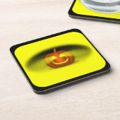 Glows Pumpkin - Getränkeuntersetzer (Linke Seite)