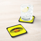 Glows Pumpkin - Getränkeuntersetzer (Rechte Seite)