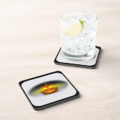 Glows Pumpkin - Getränkeuntersetzer (Rechte Seite)