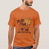Glows Pumpkin Halloween T-Shirt (Vorderseite)