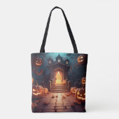 Glows Pumpkin Halloween Tasche (Rückseite)