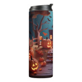 Glows Pumpkin Halloween Thermosbecher (Nach links gedreht)