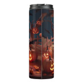 Glows Pumpkin Halloween Thermosbecher (Rückseite)