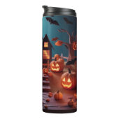 Glows Pumpkin Halloween Thermosbecher (Nach rechts gedreht)