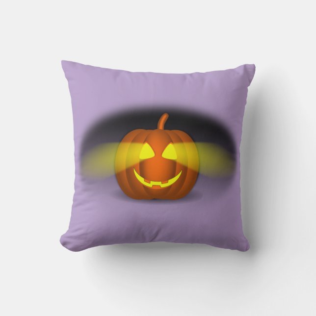 Glows Pumpkin - Kissen (Vorderseite)
