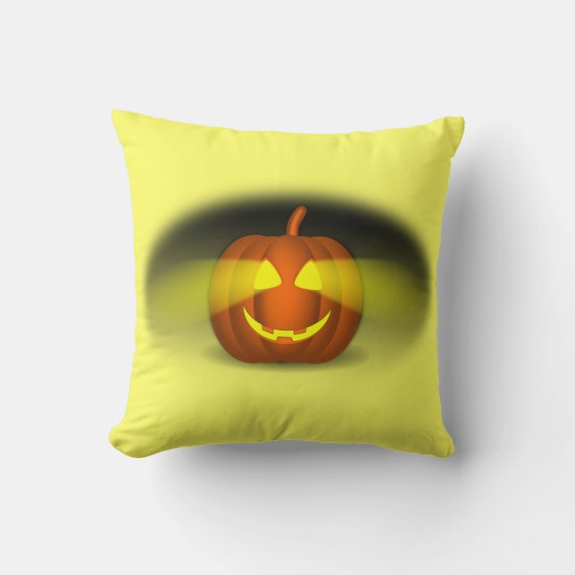 Glows Pumpkin - Kissen (Vorderseite)