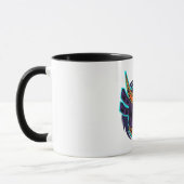 Glows Samurai Warrior Tasse (Links)