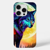 Glows Wolf Case-Mate iPhone Hülle (Rückseite)