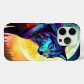 Glows Wolf Case-Mate iPhone Hülle (Rückseite (Horizontal))