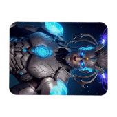 Glows Zeus Cyborg Magnet (Horizontal)