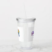 GlowTonic: Glow On The Go Plastic Tumbler - 16oz Acryltrinkbecher (Links)