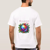 Gloww & Sparkle – Colorful Festive Trendy Shine Te T-Shirt (Rückseite)