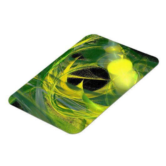 Glowworm Abstrakt Magnet (Linke Seite)