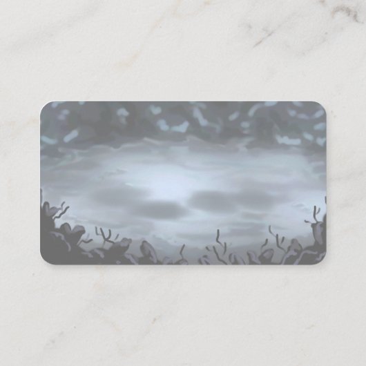 Glowy Clearing Visitenkarte (Rückseite)