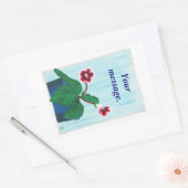 Gloxinia African Violet Blume Custom Stickers (Umschlag)