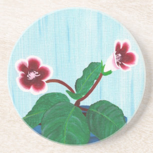 Gloxinia African Violet Blume Untersetzer