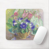 Gloxinia-Blumen-Mausunterlage Mousepad (Mit Mouse)