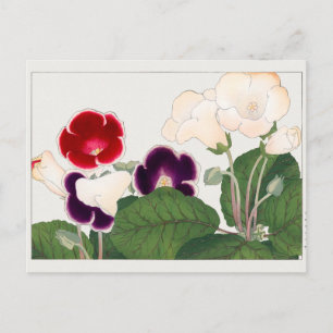 Gloxinia von Tanigami Konan Postkarte