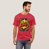 GLP-1 LEBEN! Comic Pop Art T-Shirt (Vorne ganz)