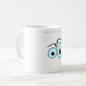 Glubschaugen Kaffeetasse (Vorderseite Links)
