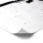 Glück, א ו ר, hebräische Kalligraphie, Wall Art Poster (Ecke)