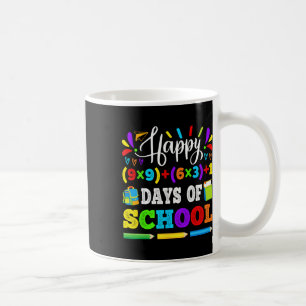 Glück 100 Tage der Schule 100. Mathematik Gleichun Kaffeetasse