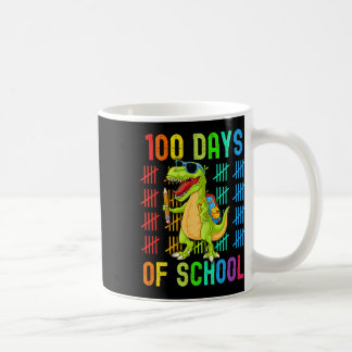 Glück 100 Tage der Schule 100. Tag Dinosaurier Din Kaffeetasse