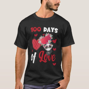 Glück 100 Tage der Schule 100 Tage der Liebe niedl T-Shirt
