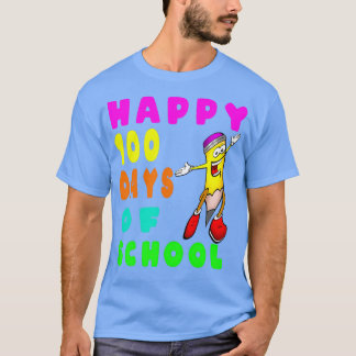 Glück 100 Tage der Schule 68 T-Shirt