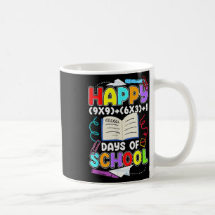 Glück 100 Tage Schulmathematik Gleichung 100. Tag  Kaffeetasse