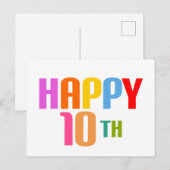 Glück 10. postkarte (Vorne/Hinten)