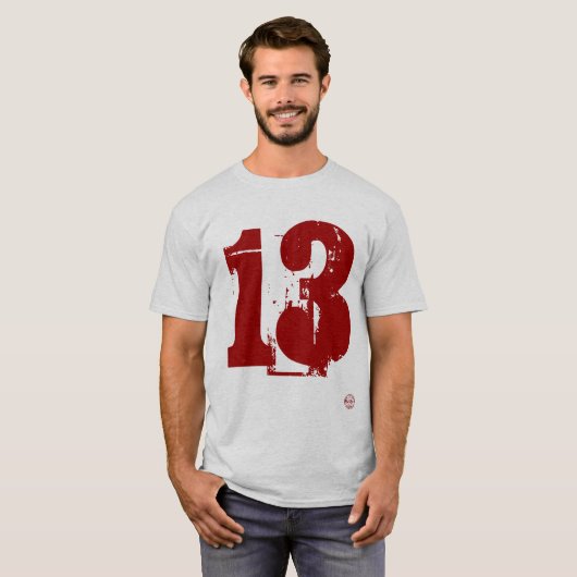 Glück 13 T-Shirt (Vorne ganz)