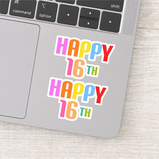 Glück 16. aufkleber (Detail)