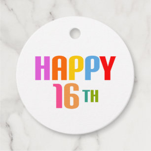 Glück 16. geschenkanhänger