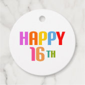 Glück 16. geschenkanhänger (Vorderseite)