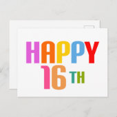 Glück 16. postkarte (Vorne/Hinten)