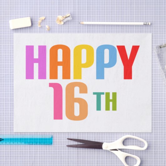 Glück 16. seidenpapier (Handwerk)