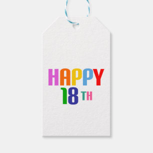 Glück 18. geschenkanhänger