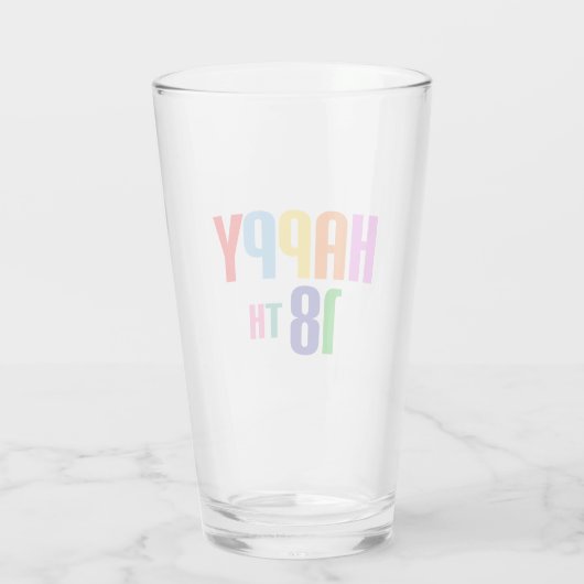 Glück 18. glas (Rückseite)