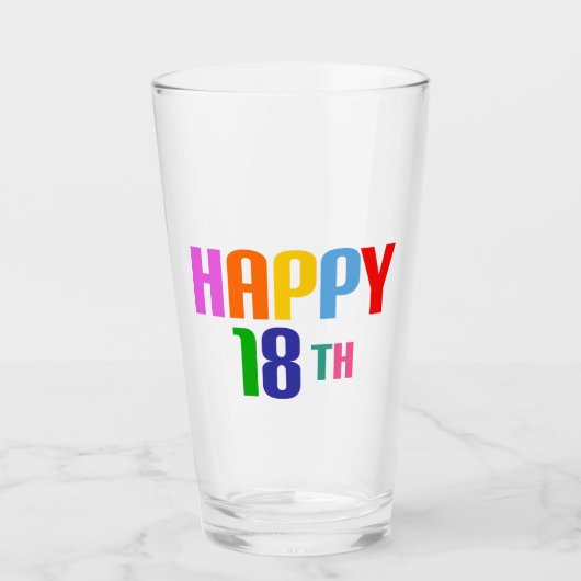 Glück 18. glas (Vorderseite)