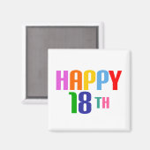 Glück 18. magnet (Vorderseite/Rückseite)