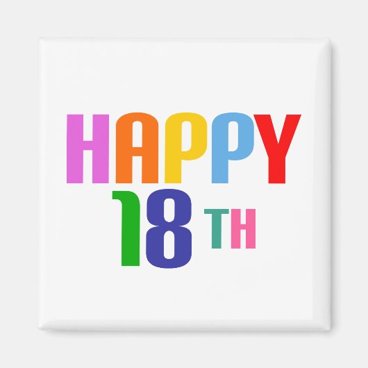 Glück 18. magnet (Vorne)