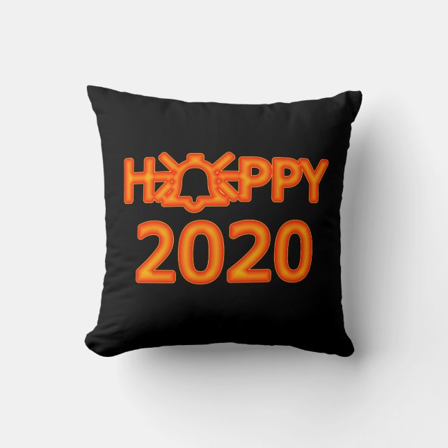 Glück 2020 kissen (Vorderseite)