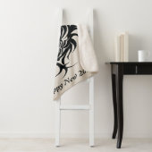 Glück 2024 Jahr des Schwarzen Drachen-Gesichts Sherpadecke (Beispiel)