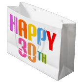 Glück 21. große geschenktüte (Vorderseite Schrägansicht)