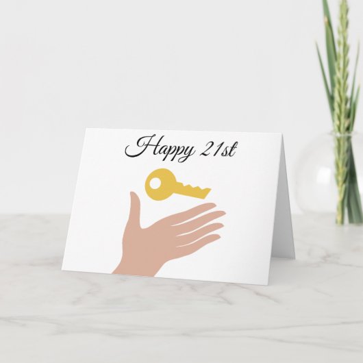 Glück 21. karte (Vorderseite)