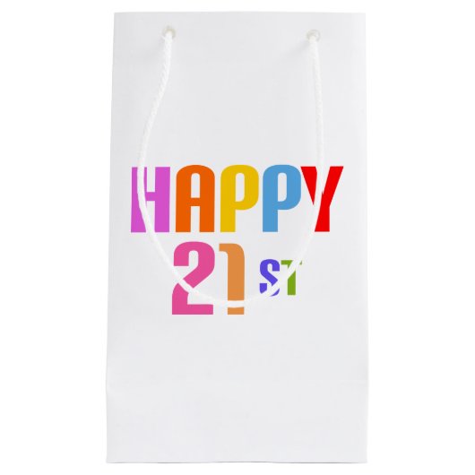 Glück 21. kleine geschenktüte (Vorderseite)
