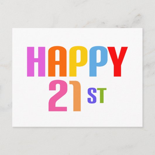 Glück 21. postkarte (Vorderseite)